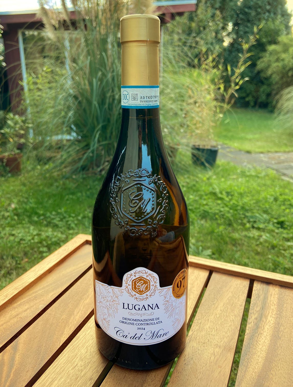 Weißwein Ca del Mare Lugana aus dem Aldi